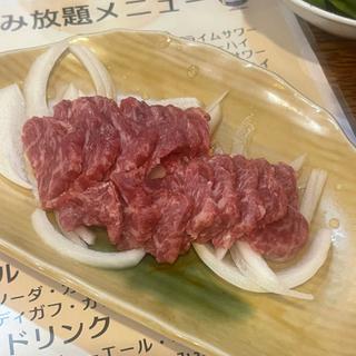 馬刺し(武州うどんあかね&みどりダイニング)
