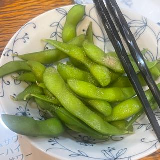 お通し　枝豆(武州うどんあかね&みどりダイニング)