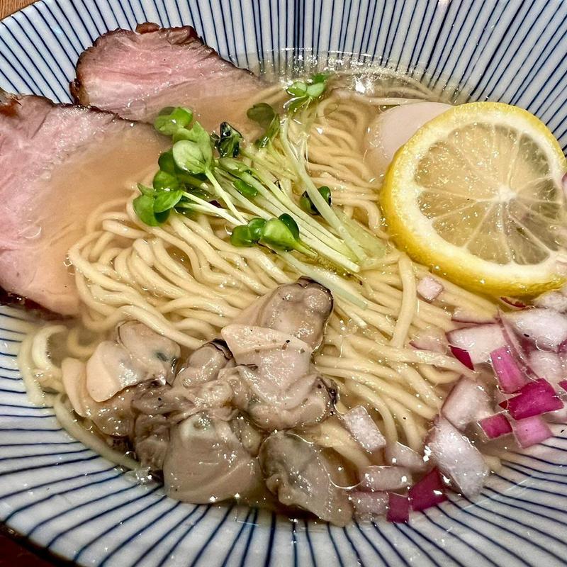 蛤と青山椒の塩そば(@ Kitchen NIHONBASHI)