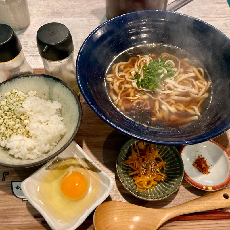 朝うどんセット(『今日、うどん』)