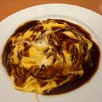 とろ～り卵とチーズのオムライス