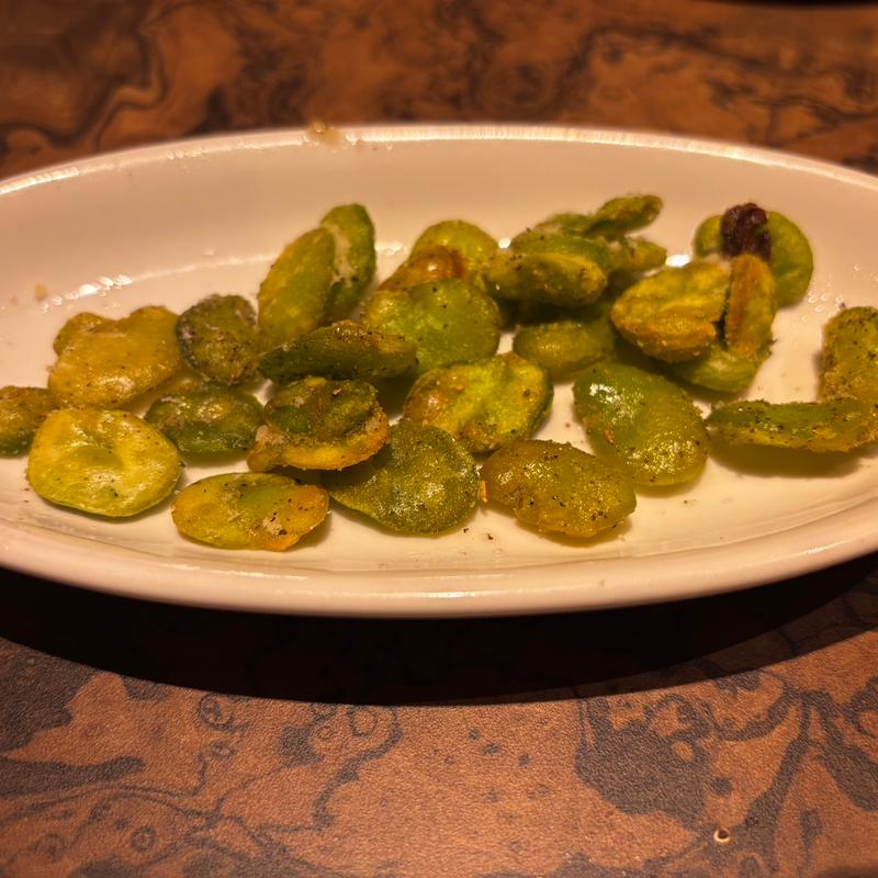 そら豆の唐揚げ(溝の口っ子ダイニング ペコリ 洋風居酒屋)