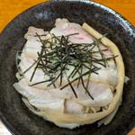 油そば並盛（肉増し）(龍横健 鶴岡店)