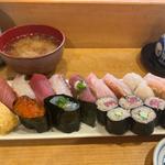 ランチセット1.5人前(力鮨 月島店)