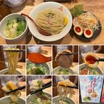 冷やし鯛だし塩つけ麺(つけ麺専門店 三田製麺所 中野店)