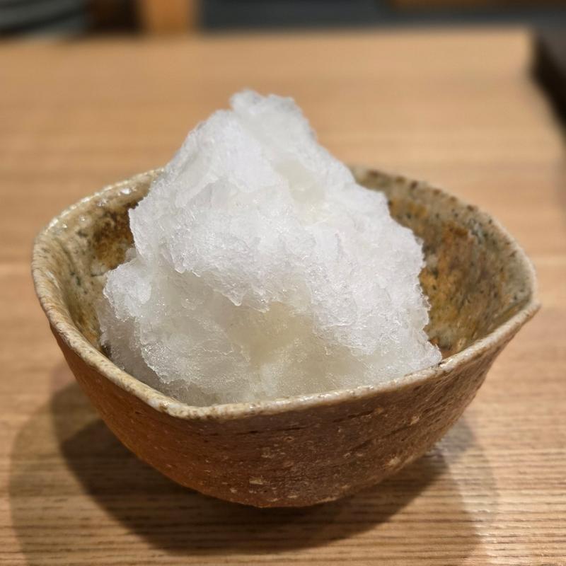 ふわふわかき氷 レモン(別亭 三日月)