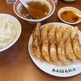 餃子定食(あおはる餃子)