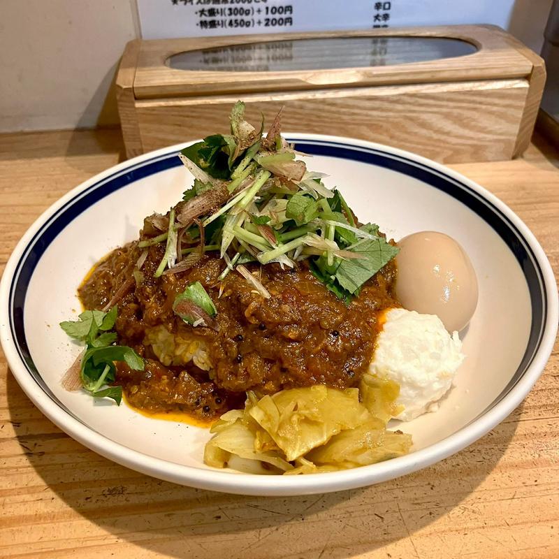 鯖キーマ 味玉(カレーライス専門店 ブラザー)