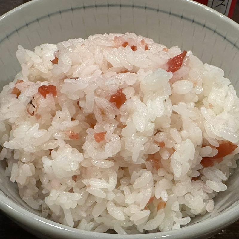 梅入り梅ご飯(手のべとんかつえびかつ 百年亭)