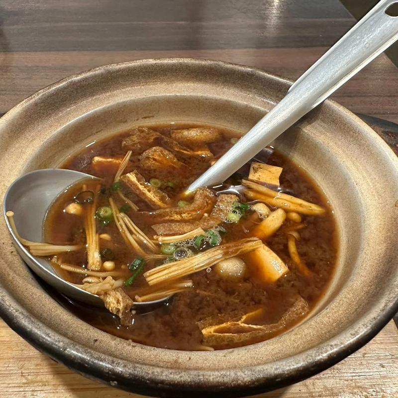 味噌汁(手のべとんかつえびかつ 百年亭)