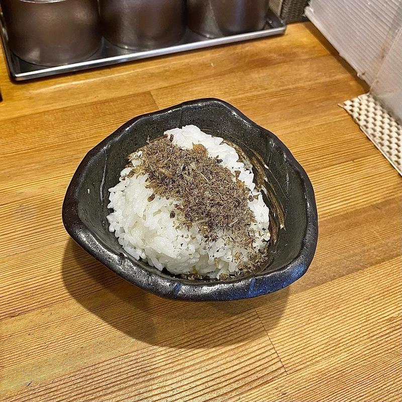 煮干しふりかけご飯(清麺屋)