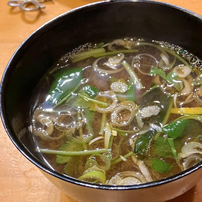 味噌汁(寿司政 市川駅南口)