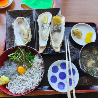 ハーフ＆ハーフ丼