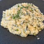 牡蠣と岩海苔のクリームリゾット