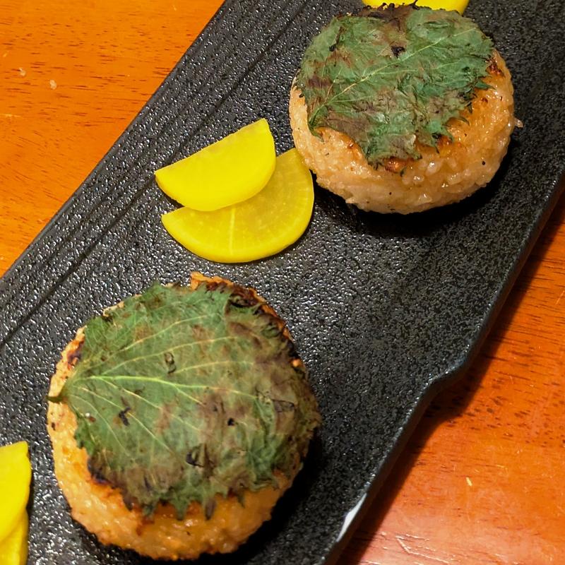 焼きおにぎり うに正油(いろり酒場 たら福 文横店)