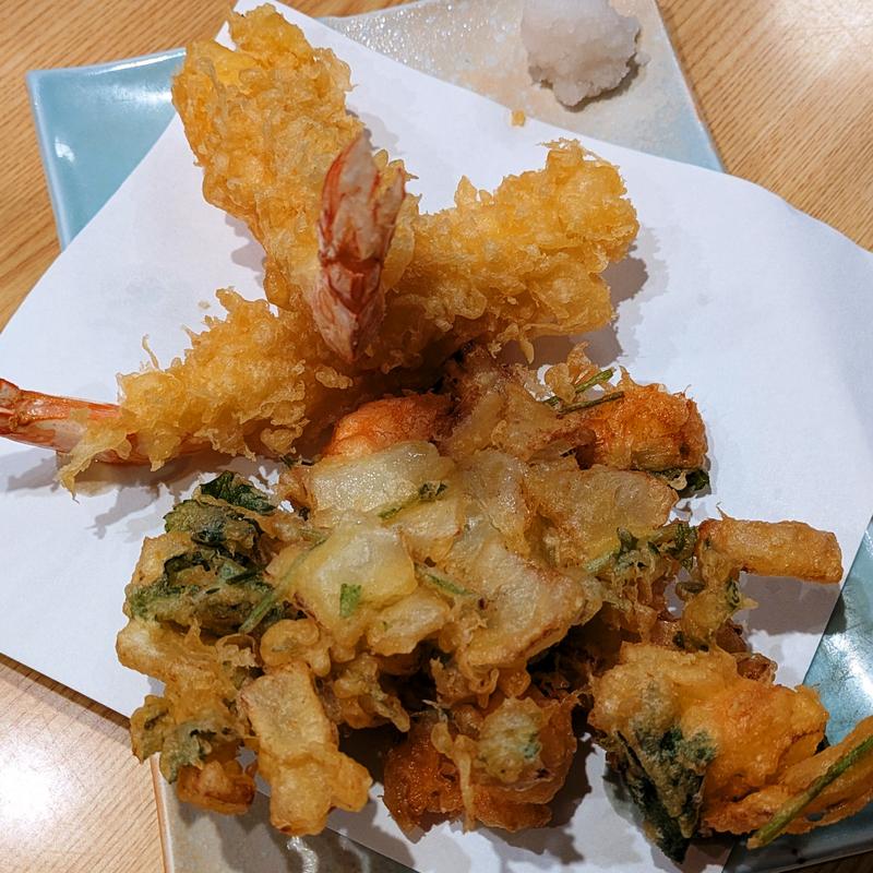 天ぷら盛り合わせ(もと)
