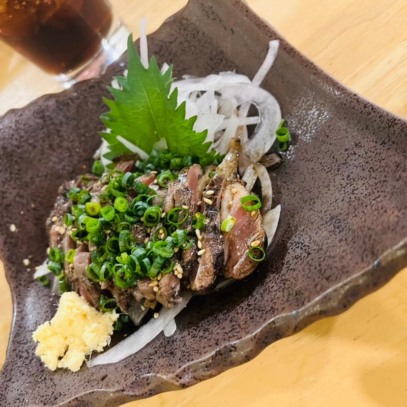 地鶏のたたき(かしわ屋 藤ひさ)