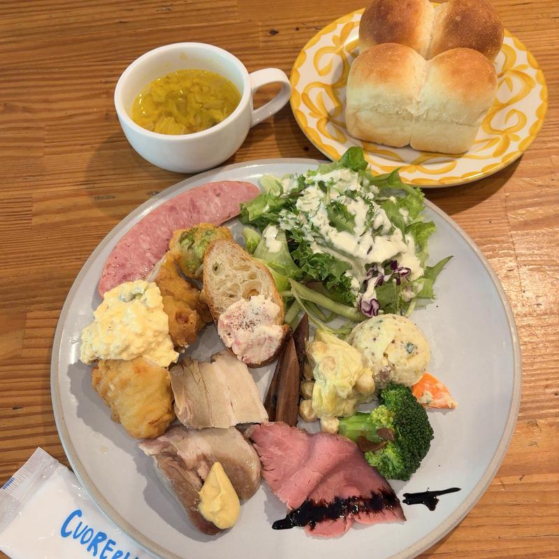 クオーレプレートランチ(Pizzeria CUORERUDINO)