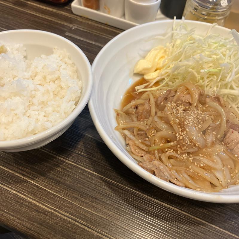 焼肉定食(元祖中華つけ麺大王総本店)