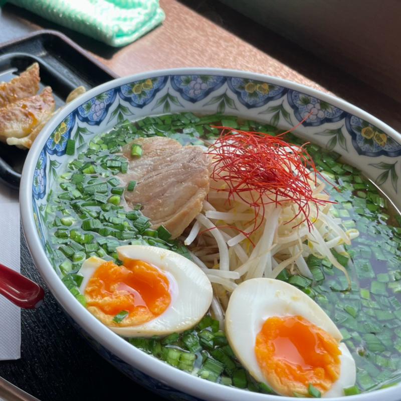 ニラ練りラーメンセット(道の駅にしかた)