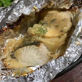 鰆と筍の青唐味噌のホイル焼き(清龍 池袋西口店)