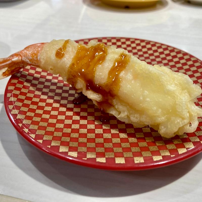 特大えび天にぎり たれがけ(魚べい 西那須野南郷屋店 （ウオベイ）)