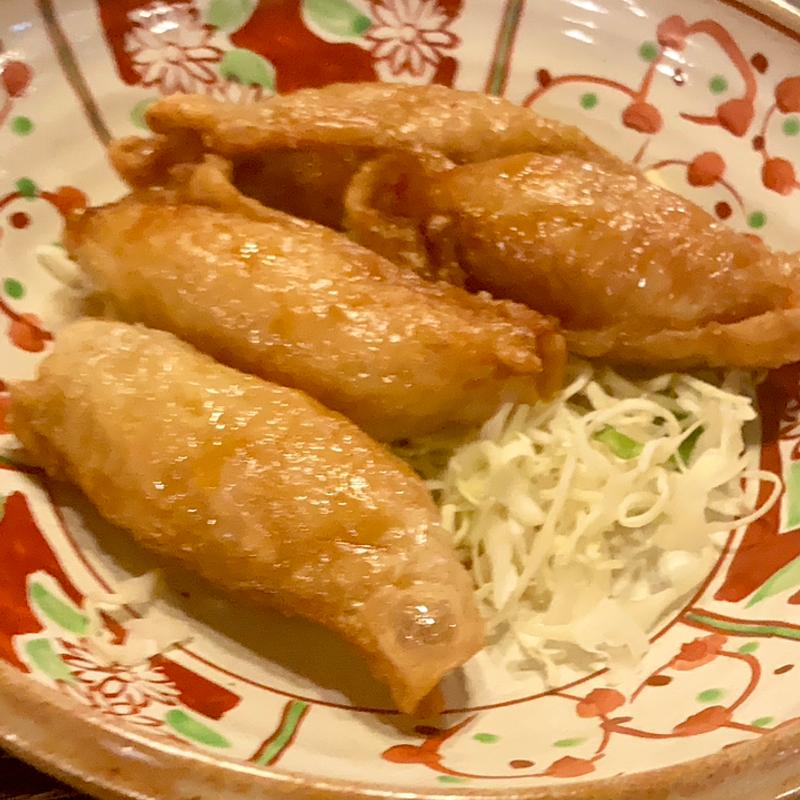 鶏皮ギョーザ(徳田酒店 京橋本店)