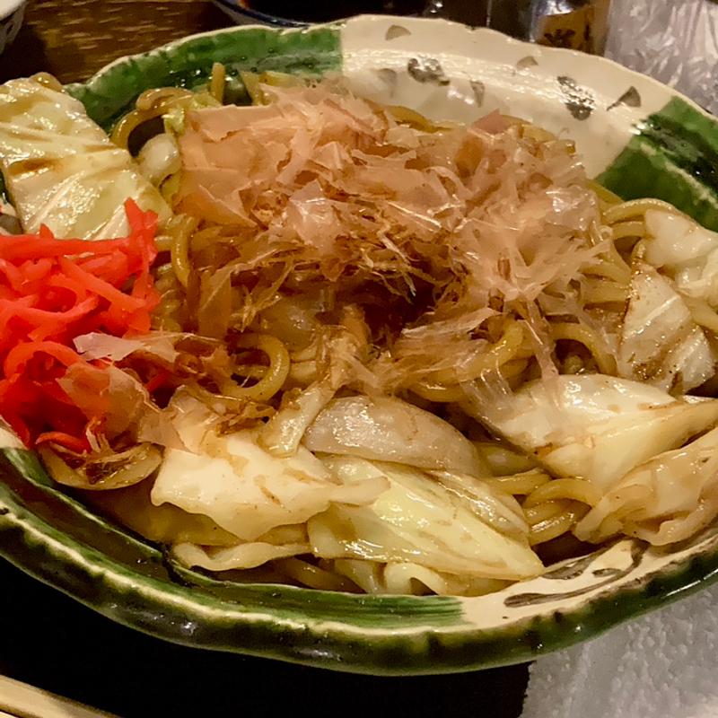 ヘルメスソースの焼そば(徳田酒店 京橋本店)