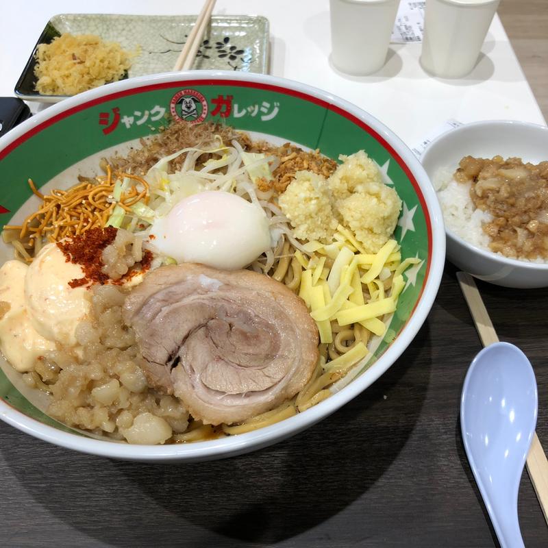 まぜそば倍盛り(ジャンクガレッジ イオンモール川口前川店)