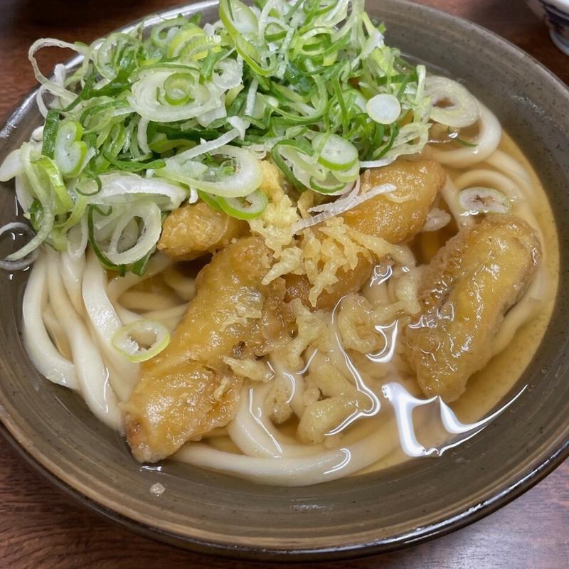 ごぼう天うどん(牧のうどん 片江店)
