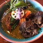 5月限定肉汁たっぷりの牛タンスタンダードガーリックスープカレー