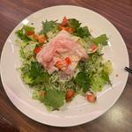 大葉と梅香るジェノベーゼ風サラダうどん(ジョナサン 菊川店)