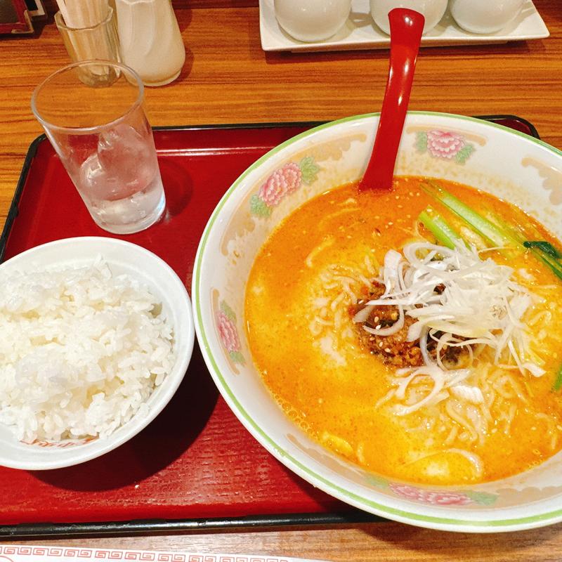 四川担々麺セット(中央軒 なんばCITY店)