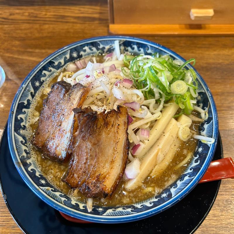 にぼしガッツ(自家製麺 手もみラーメン 来楽軒 みよし店)