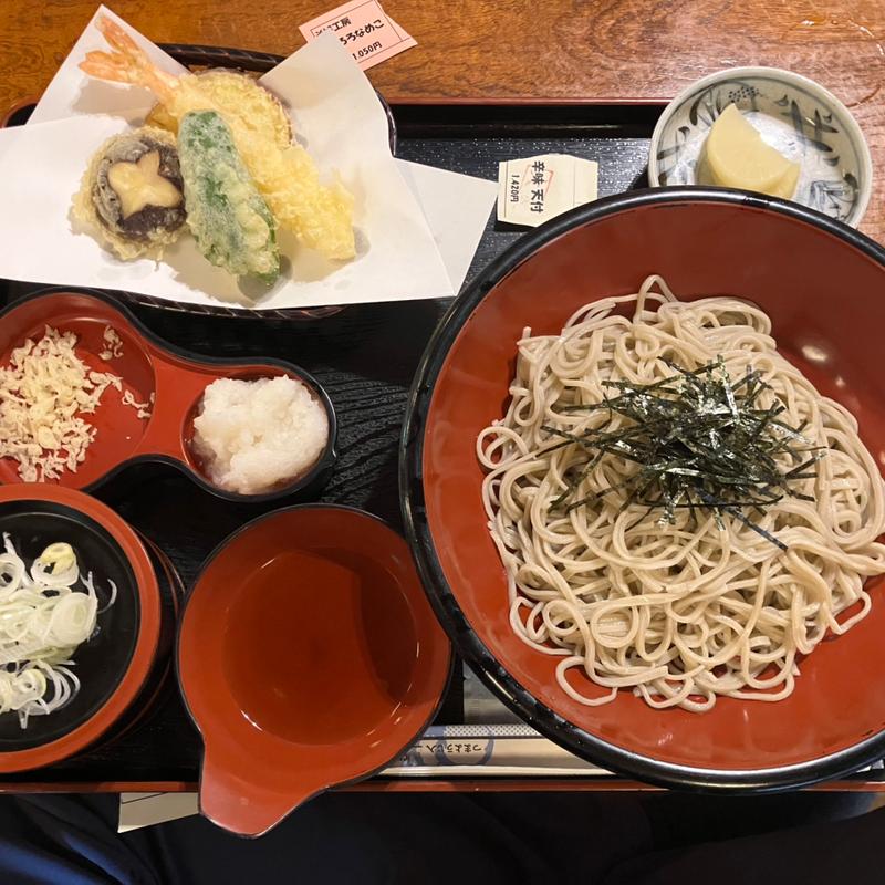 辛味大根そば(西金砂そばの郷そば工房)