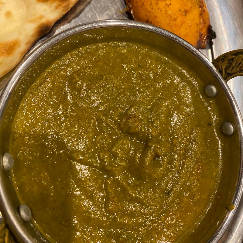 マトンサグカレー(インドネパール料理カグベニ)