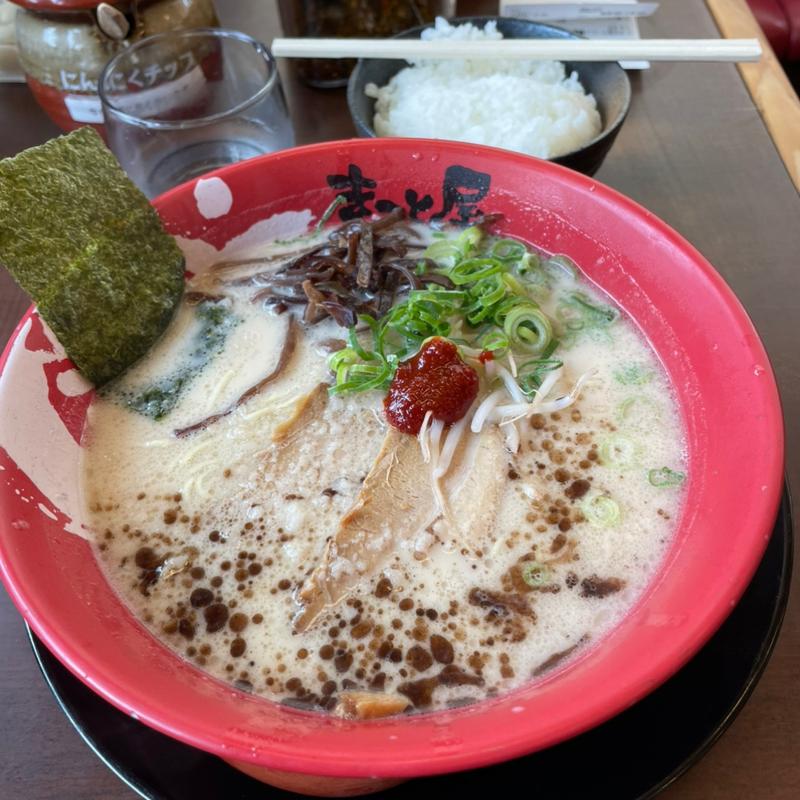 牛白湯ラーメン(ラーメンまこと屋 堺石津店)