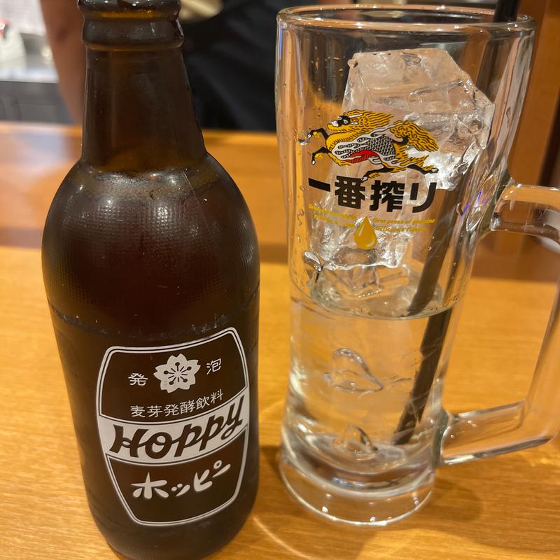 ホッピー白セット(日高屋 鶴ヶ島若葉店)