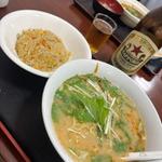 担々麺と焼飯（小）