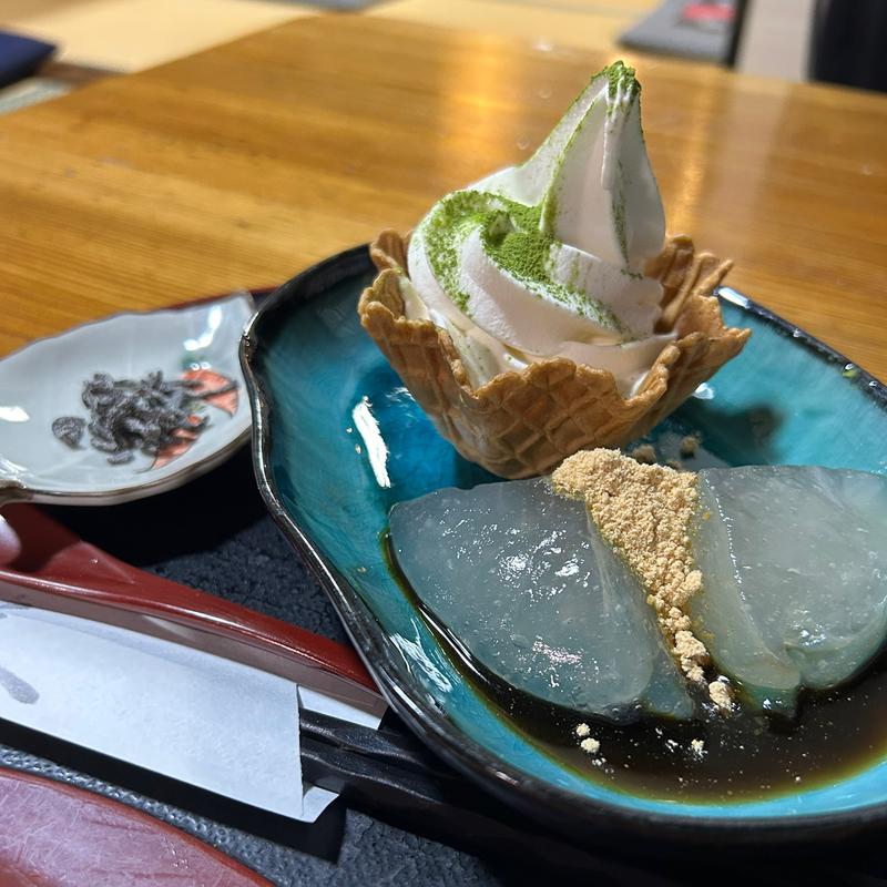 葛もちパフェ(まる志ん)