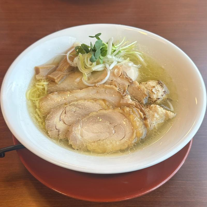 鶏そば塩特上(鶏そば てんほう 堀金店)