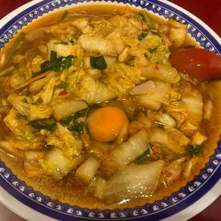 彩華ラーメン大、生卵