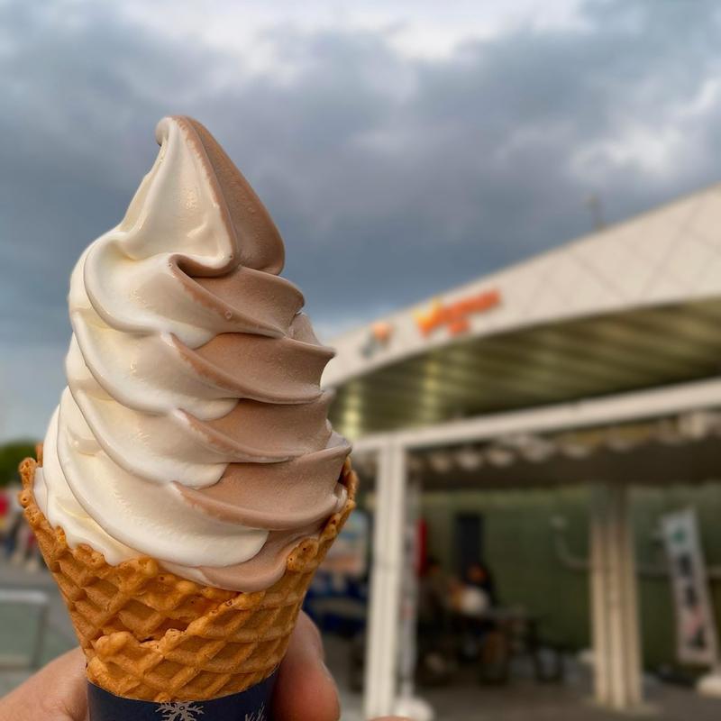 白い恋人ソフトクリーム(EXPASA海老名（下り）)