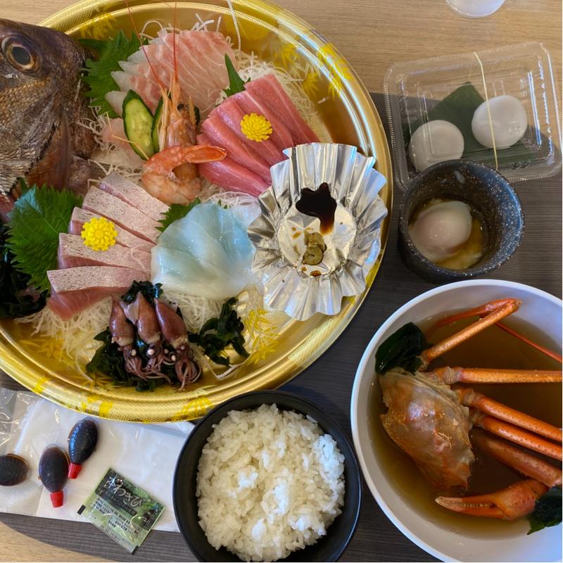 お刺身定食(レストラン のとののど（道の駅 のと千里浜）)