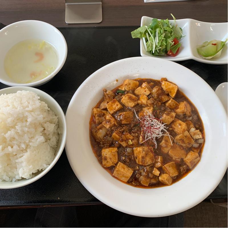 ホルモン入り麻婆豆腐セット(四川麻婆専家 辣辣 （シセンマーボーセンカ ラーラー）)