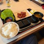 厚切りハラミ定食
