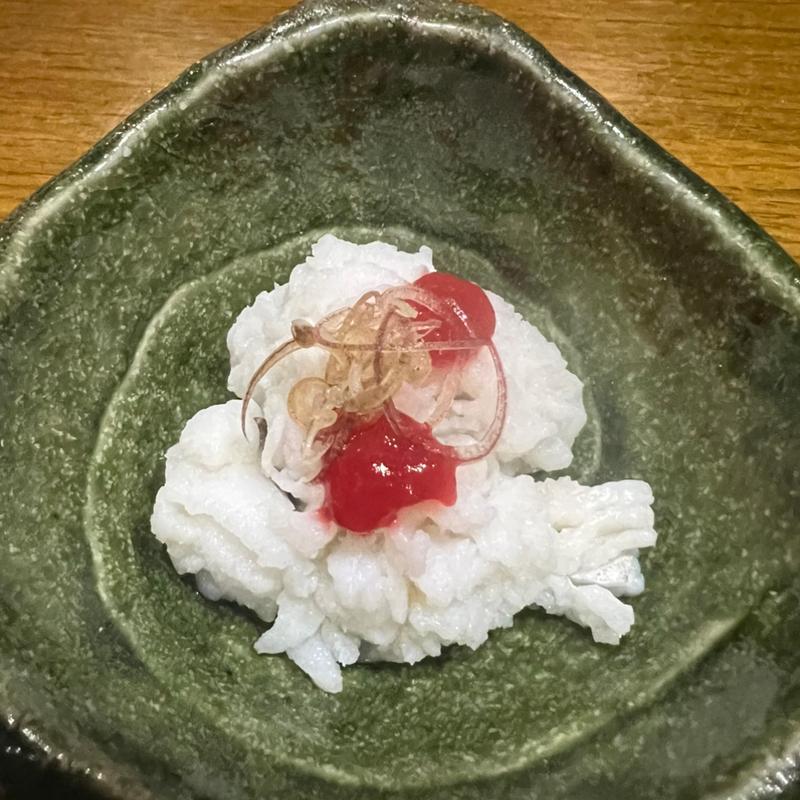 鱧の湯引き(よもぎ)