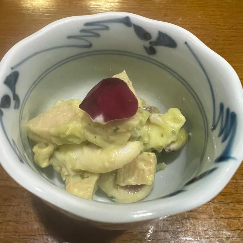 筍の木の芽和え(よもぎ)