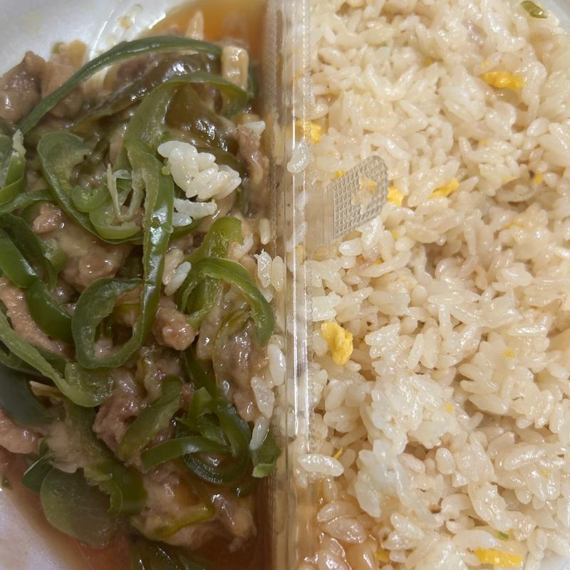 青椒肉絲チャーハン(セブンイレブン 北海道庁別館)