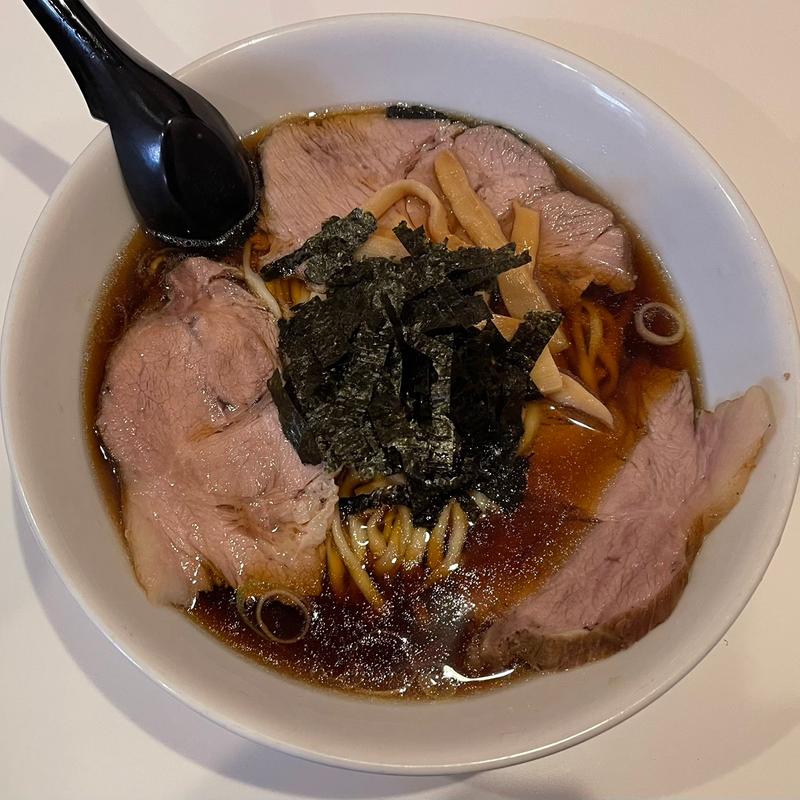 ハーフチャーシューメン(らぁめん しんじゅくほりうち 新橋店)